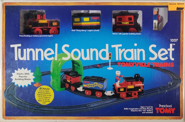 1993 box front north_america tomy tomytrain train tunnel_sound_train_set // 2571x1692 // 1.4MB