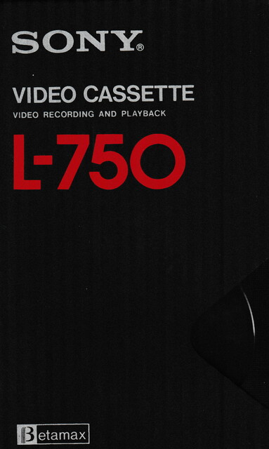 betamax case front l750 north_america ntsc scan sony tape // 2197x3674 // 5.9MB