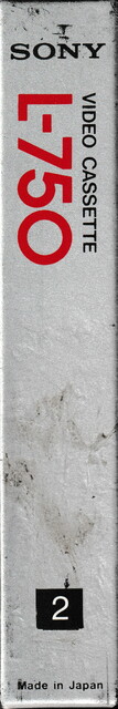 betamax case l750 north_america ntsc scan sony spine tape // 621x3711 // 2.2MB