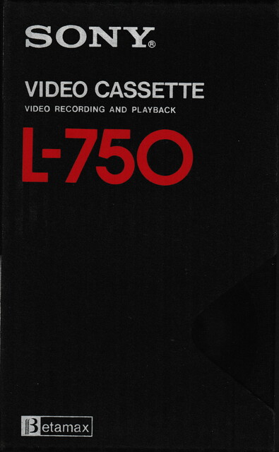 betamax case front l750 north_america ntsc scan sony tape // 2309x3738 // 5.8MB