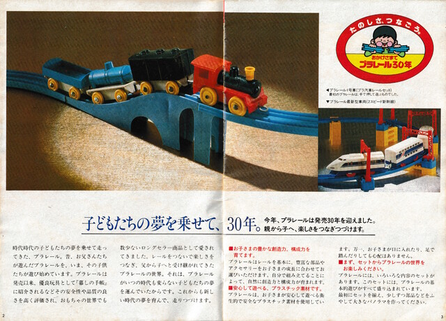 1988 1988_plarail_catalogue catalogue japan plarail plastic_train scan tomy // 6018x4323 // 21MB