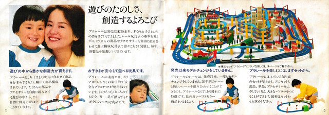 1985 1985_plarail_catalogue catalogue japan layout plarail scan tomy // 6968x2454 // 11MB