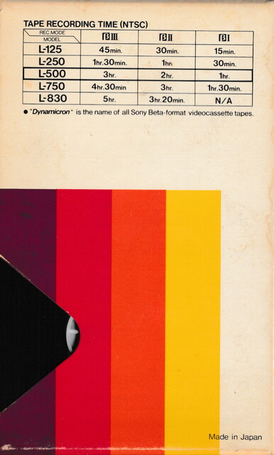 betamax case l500 north_america ntsc rear scan sony tape // 2242x3713 // 5.2MB