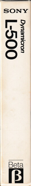 betamax case l500 north_america ntsc scan sony spine tape // 630x3709 // 1.5MB