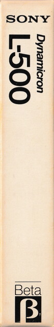 betamax case l500 north_america ntsc scan sony spine tape // 609x3689 // 1.4MB