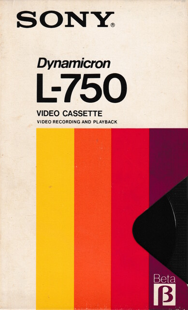 betamax case front l750 north_america ntsc scan sony tape // 2245x3693 // 4.0MB