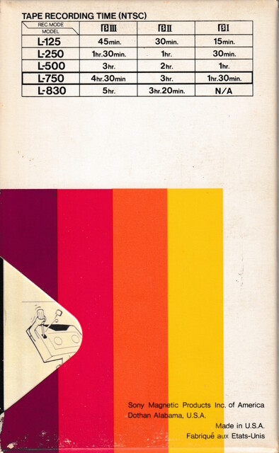 betamax case l750 north_america ntsc rear scan sony tape // 2269x3687 // 3.8MB