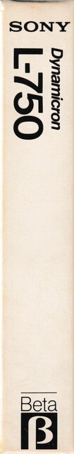 betamax case l750 north_america ntsc scan sony spine tape // 606x3685 // 1.5MB
